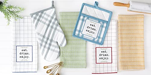 image for DII Home Sweet Farmhouse Kitchen Collection, Potholder/Oven Mitt/Disht