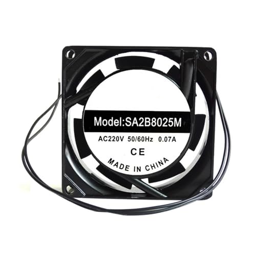 Ventilateur de refroidissement 8 cm contre surchauffe SA2B8025M AC 220V 0.07A