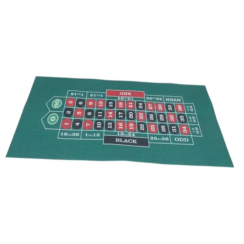 CIYODO Double-Sided Poker Tablecloth Waterproof Felt Surface for Poker Night Family Gatherings Theme Parties Playmat