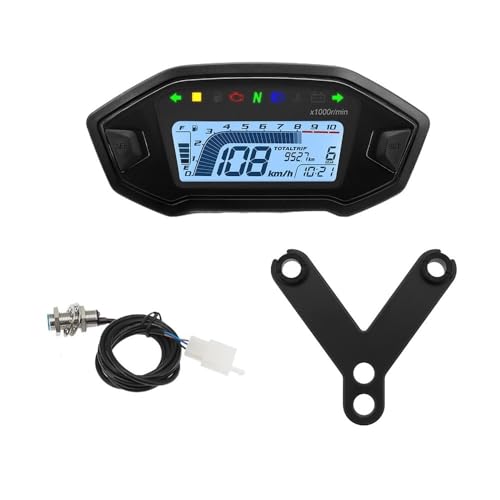 �I�[�g�o�C�̑��s�����v �I�[�g�o�C LED �f�W�^���^�R���[�^�[ 0-13000RPM 7 �F�o�b�N���C�g�_�b�V���{�[�h�Z���T�[���j�o�[�T�����s�����v 1�A2�A4 �V�����_�[�p