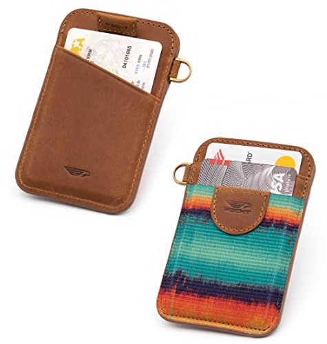 POCKT Slim Card Holder Wallet For Men and Women - Minimalist Front Pocket Wallet Elastic Credit Card Holder Genuine Leather RFID Blocking Card Case Wallets | Grunge3