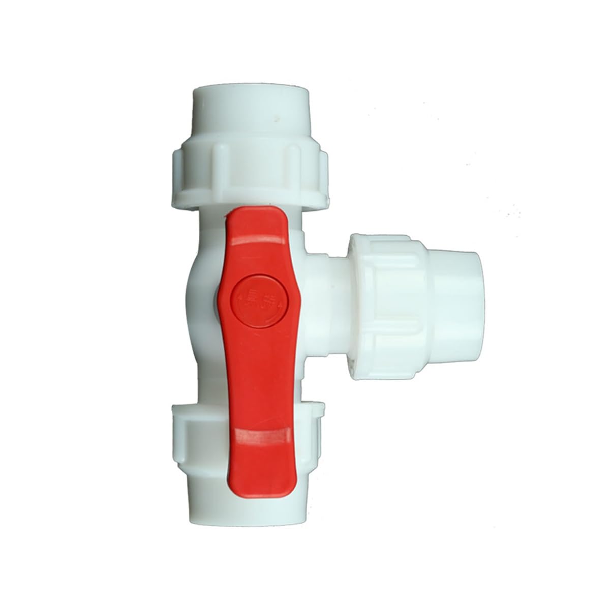 Connettore per tubo valvola a sfera, valvola a sfera PiConnector 20/25/32mm PVC bianco