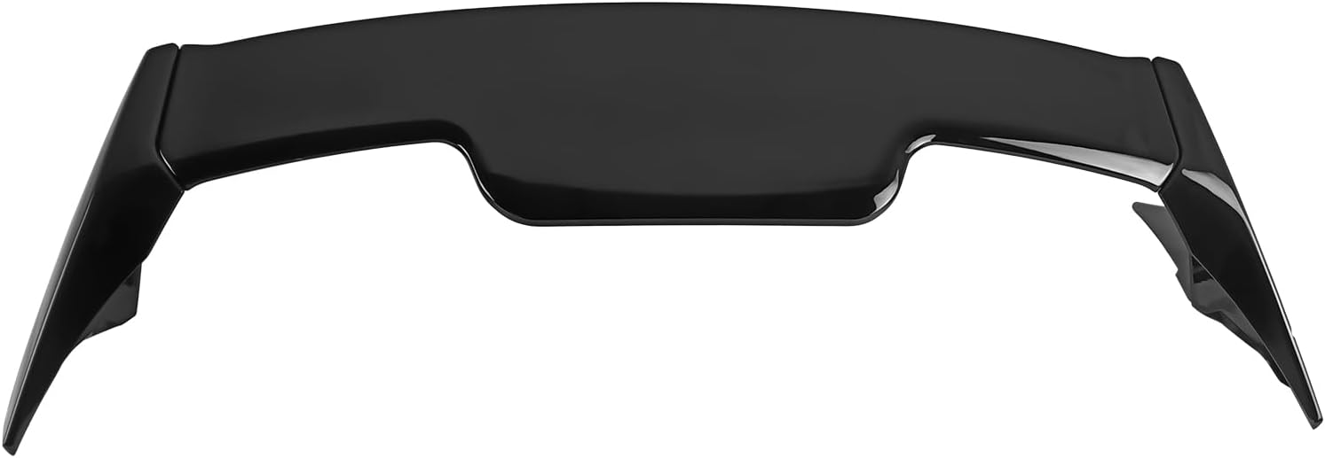 IKON MOTORSPORTS, Rear Window Roof Spoiler Compatible with 2019-2025 Toyota Corolla E210 Hatchback & GR Corolla, Painted Gloss Black ABS Top Roofline Windshield Visor Spoiler Wing 3PCS
