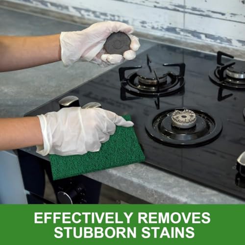 Image of AIDEA Heavy Duty Scouring Pads, Dish Scrubber Pads for Household and Kitchen, Multipurpose Scour Pads for Cleaning, 96 Pack, 5.5in*3.5in
