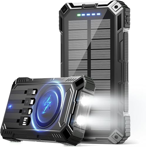 jskei Power Bank 49800mAh Solar Portable Charger...