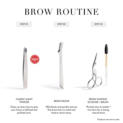 Tweezerman Eyebrow Razor With 3 Replacement Blades And Safety Cap #TOP5