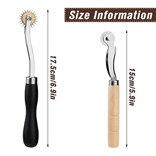 Image of Lunarm Tracing Wheel Sewing Tool 2PCS Professional Stitch Marking Spacer