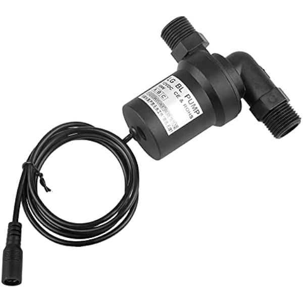 Garosa 12 V 10 W DC Bezszczotkowa Słoneczna Pompa Wodna o Wysokiej Temperaturze Pompa Ciepłej Wody Obiegowa Kotła z Portami 1/2 Cala do Systemów Solarnych Rolnictwo Cyrkulacja