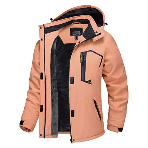 TACVASEN Women's Winter Coats Waterproof Snow Ski Jacket Warm Fleece