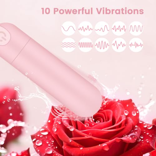 Image of Kverg Mini Massager Waterproof Rechargeable 10 Vibration Pink