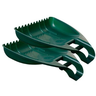 2 X Whitefurze G25LG1 Leaf Grabber Set - Forest Green (Set of 2)