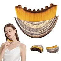Alpenfaser Gesichtsbürste, Aluvea Face Brush, Lymphatische Gesichtsbürste, Lymphatic Contour Face Brush, Lymphbürsten Gesicht, Massagegerät Kontur Kinn Kiefer und Jawline Sculpting