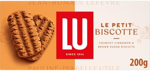 LU Le Petit Biscotte Crunchy Cinnamon and Brown Sugar Biscuits 200g