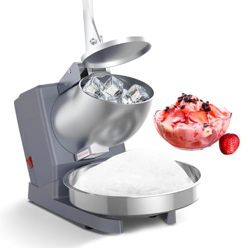 Opiniones y reviews de Máquinas para hacer hielo . 45 AHILAX Máquina de Trituración de Hielo Eléctrica para Raspados 250W, Máquina de Afeitar de Hielo para Evitar Salpicaduras & Hacer Conos Hielo Nieve con Cuchilla Doble Acero...