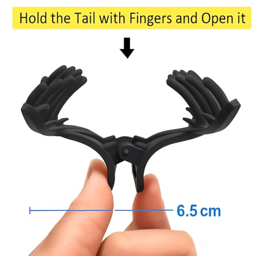 Image of Elayna 4pcs Hair Claw Clips for Women and Girls | Nonslip Strong Hold Matte Hair Clutcher | Hair Accessories | Ponytail Holders (MultiColors)