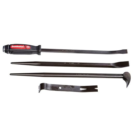 Mayhew Pro 76295 Utility Pry Bar Set, 4-Piece