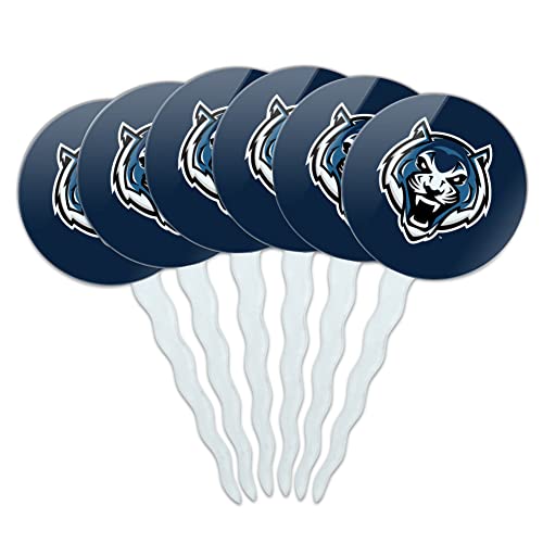 Lincoln University (MO) Primary Logo Cupcake Picks Toppers Decoration Set of 6