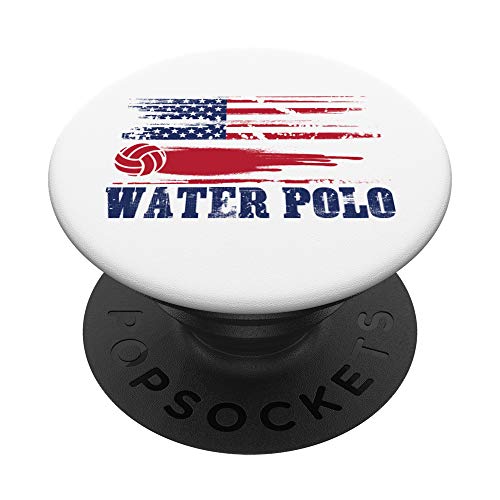 Water Polo | Joli cadeau de sport aquatique aux États-Unis PopSockets PopGrip Interchangeable