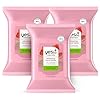 Yes To Face Wipes for Women and Men, Super Skin Recharging Facial Cleansing Wipes for use as a Make Up Remover, Cleaning, Soothing, Watermelon (Pack of 3)
