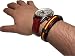 Pulsera Bandera España, diseño Elegante Colores Intensos. Pulsera de Cuero