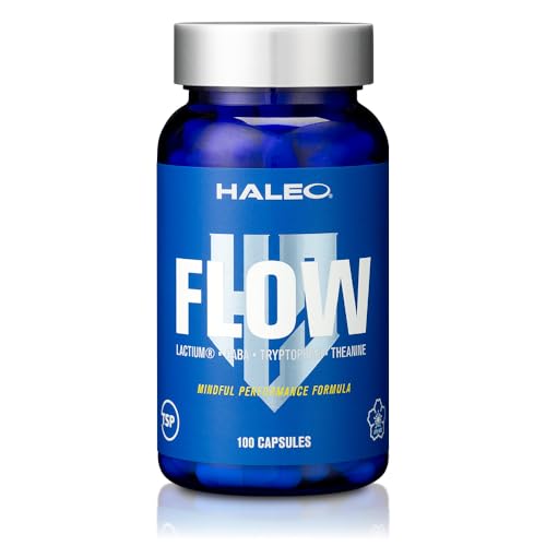 HALEO FLOW（フロー）健やか休息サポート サプリ ラクティウム GABA トリプトファン テアニン 厳選4種成分配合 100カプセル