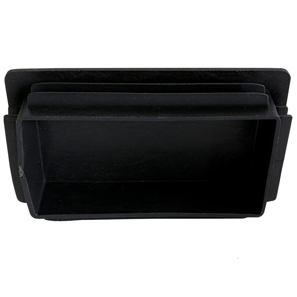 TIBU Tapones de láminas rectangulares para tuberías, tapones, tapones, tapones, tapas de extremo rectángulo, 30 unidades, tubo rectangular de 100 x 60 x 2 mm