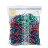 Upgrade Office Supply UPG22754A Gumki, rozmiar #54 (różne rozmiary), torba 1/4 funta, czerwona, niebieska i zielona, wyprodukowano w USA