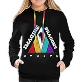 sudadera imagine dragons evolve Usando tela de poliéster, se siente cómodo y muy elástico.
