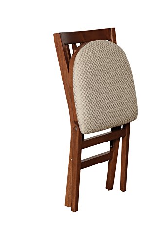 Meco Stakmore School House Folding Chair, Wood, Cherry Finish, Set Of 2 #TOP3