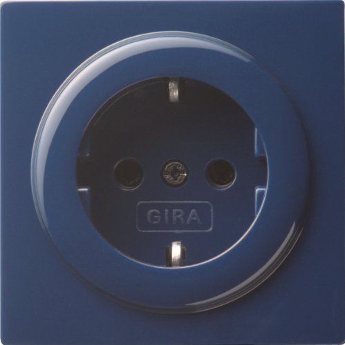 Preisvergleich Produktbild Gira 018846 Schuko Steckdose S, blau