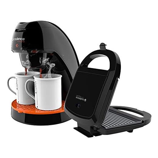 Kit Cadence Contrast - Cafeteira Single e Sanduicheira - 127V
