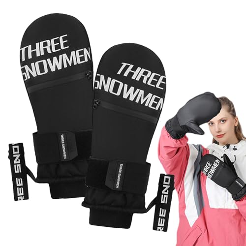 Gants de ski femme et homme tactiles pour le temps froid