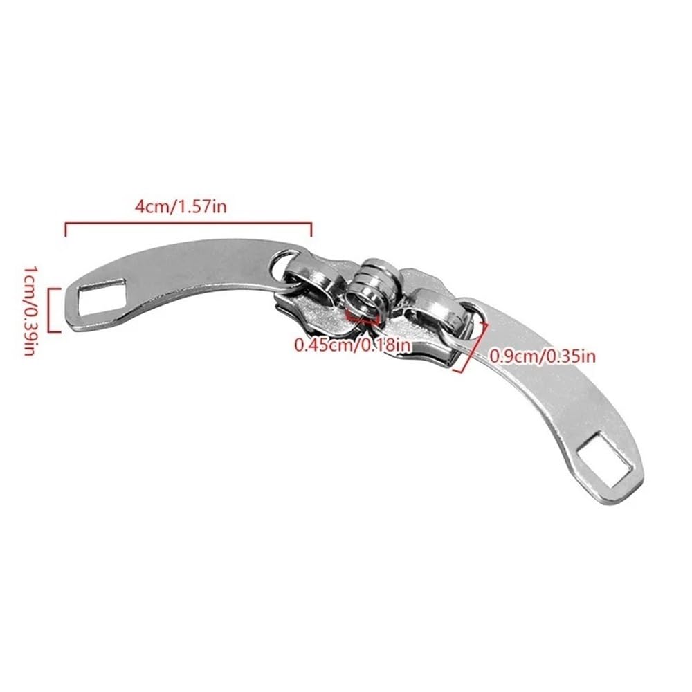 Tirador de cremallera de repuesto multifuncional, tirador de cremallera de repuesto, accesorio de tirador de cremallera universal, pequeño reparador de cremallera ajustable, tirador de cremallera comp
