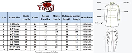 Image of SG YUVRAJ Boy's Raw Silk Kurta Dhoti Set