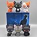 Warrior Cats Collectible 3D Figurines - Ravenpaw & Graystripe Twin Pack from The Warriors Book Series The Prophecies Begin, Officially Licensed Products