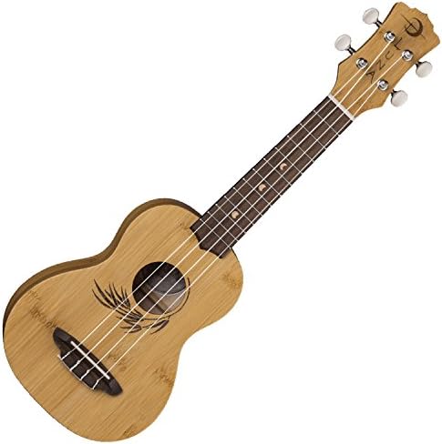 Amazon.com: Luna BAMBOO - Ukelele soprano de bambú exótico con bolsa y  afinador : Instrumentos Musicales