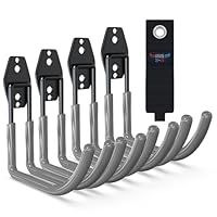 3-H Large Garden Hose Holder Wall Mount 4 Pack,Solid Steel Hose Hanger