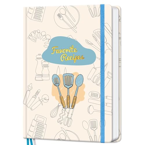 LuBudingJoy Recipe Book to Write in Your Own Recipes, Hardcover