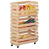 ✔ Werkstattwagen - L x B x H = 37 x 30 x 80 cm Dieser Küchenwagen fügt ein unverwechselbares rustikales Ambiente hinzu und bietet zusätzlichen Stauraum für Ihr Zuhause.