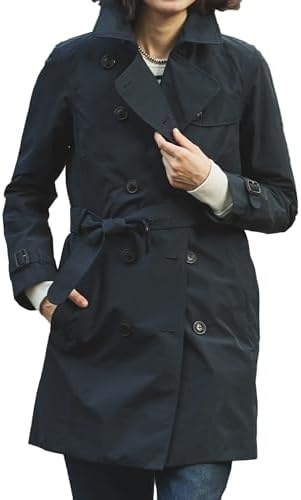 Amazon | [公式] ゴアテックス フーデッドロングトレンチコート