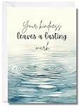 7 Hills Cards - Kindness Appreciation Card, You Leave a Lasting Mark, Thank You Card for Employee, Volunteer, or Friend, Encouragement Greeting Card, Inspirational Card