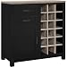 Ameriwood Home Carver Bar Cabinet, Black