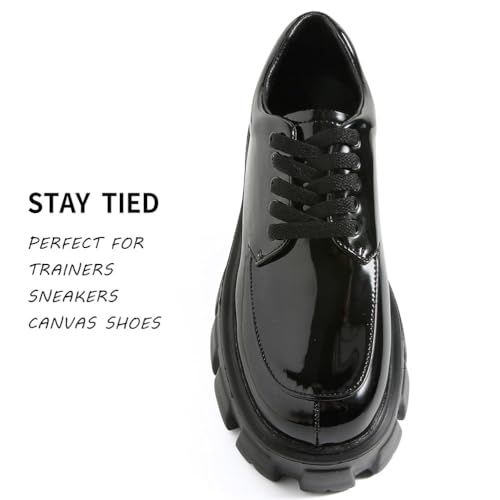 Image of VSUDO Flat Sneaker Shoe Lace, Flat Shoe String for Sneaker, Athletic Shoelace