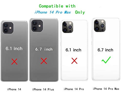 Image of iPhone 14 Pro Max Case for Women with Card Holder, iPhone 14 Pro Max Phone Case Wallet with Strap,Crossbody Lanyard Cases with Credit Card Slots Kickstand Ring Holder Stand Case,6.7 inch,Cow Print
