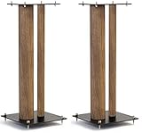 Norstone Lautsprecherständer Stylum, stabil aus Metall, bis 50kg belastbar, Paarpreis (Stylum 2 (60cm), Eiche (Dekor))