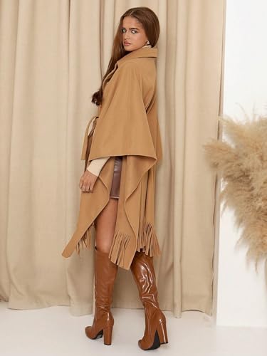 Women's 2024 Winter Fashion Coats Double-Breasted Elegant Long Sleeve Coat4