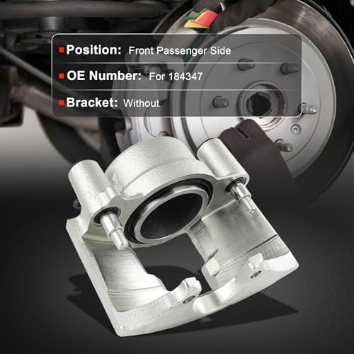 Image of cciyu Front Right Disc Brake Caliper without Bracket 184347 | For Chevy,For Dodge,For GMC Models - For C3500,For Express 2500,For Express 3500,For K3500,For Ram 2500