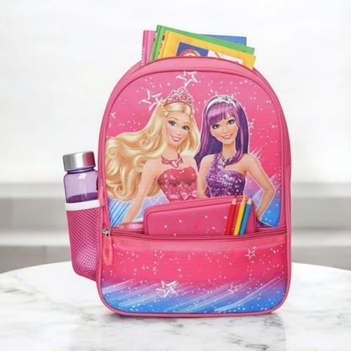 Stylbase Cartoon Printed School Bag for Boys and Girls | Waterproof Backpack Bag for Travelling Sports | Kids Bag Ideal for UKG Nursery 1st Class | School Bags for 5 7 Years 15 Inches