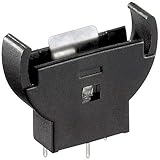 Material/Cubierta de pvc CABLEPELADO Portapila Vertical para Pila CR2012-2032 Negro