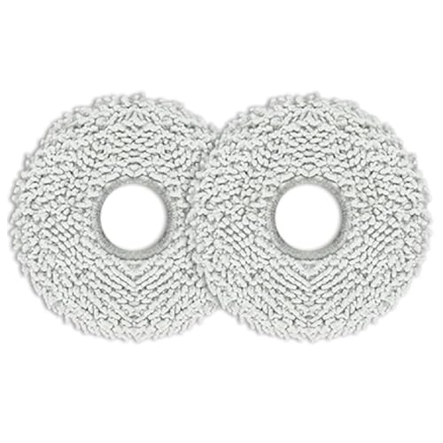 Image of Fiberfix Replacement Mop Pads for ECOVACS DEEBOT X1 Omni /X1 Turbo /T20 Omni /T10 Omni /X2 Omni /T30S /N30 Pro Omni /N30 Omni /T30S AI /T30S Pro /T50 OMNI /T50 PRO OMNI /T50 MAX PRO Omni /Yeedi m12 pro+ (2)